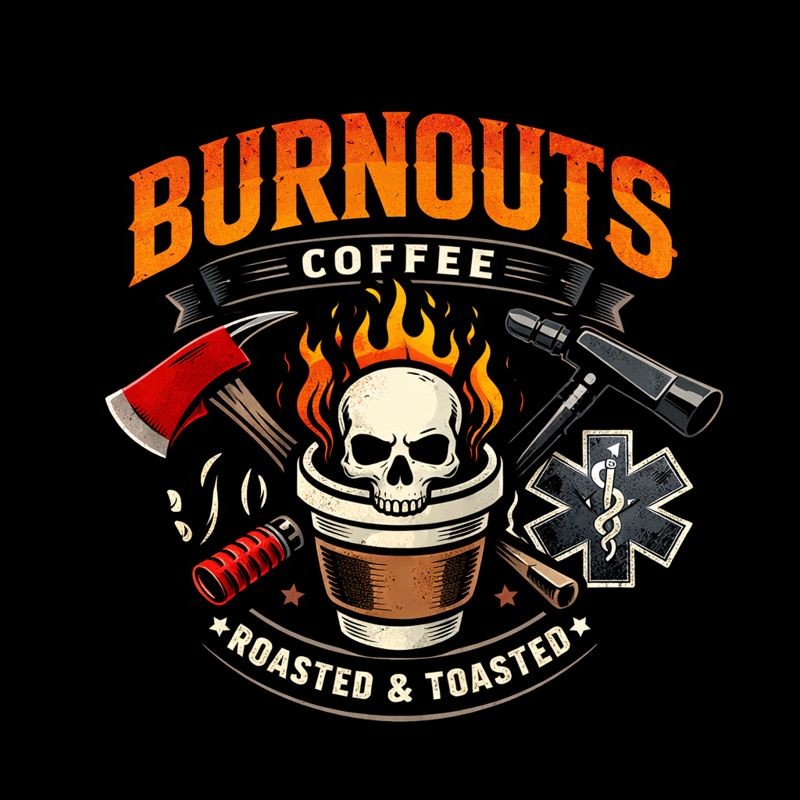 Burnouts Coffee Logo
